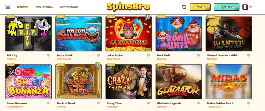 Spinsbro Casino